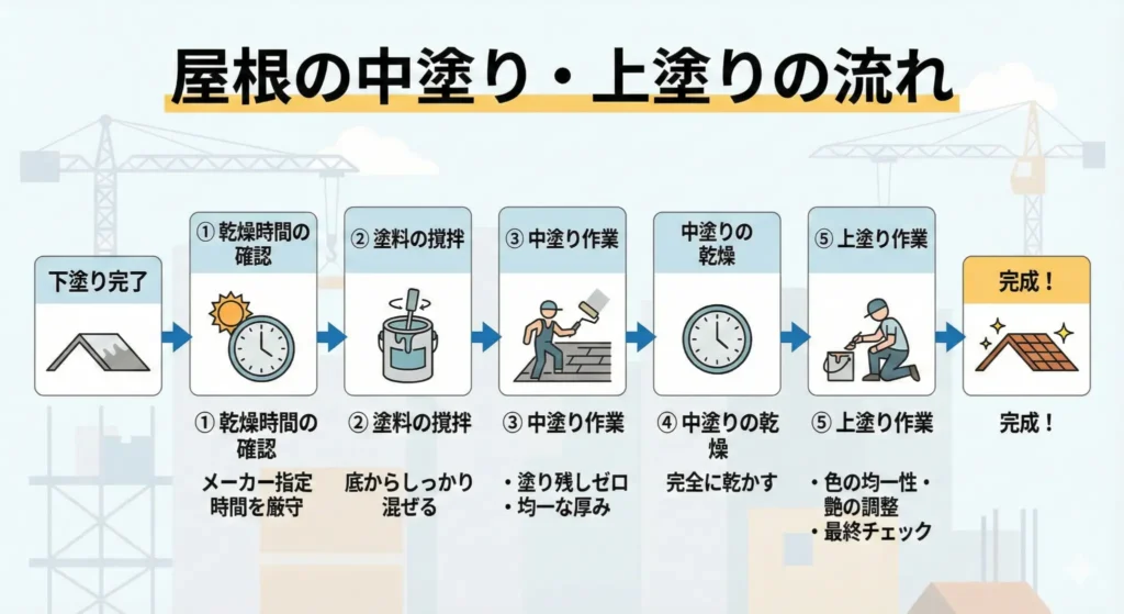 屋根塗装の仕上がりチェックポイント一覧｜色ムラ・塗り残し・タスペーサー機能の最終検査